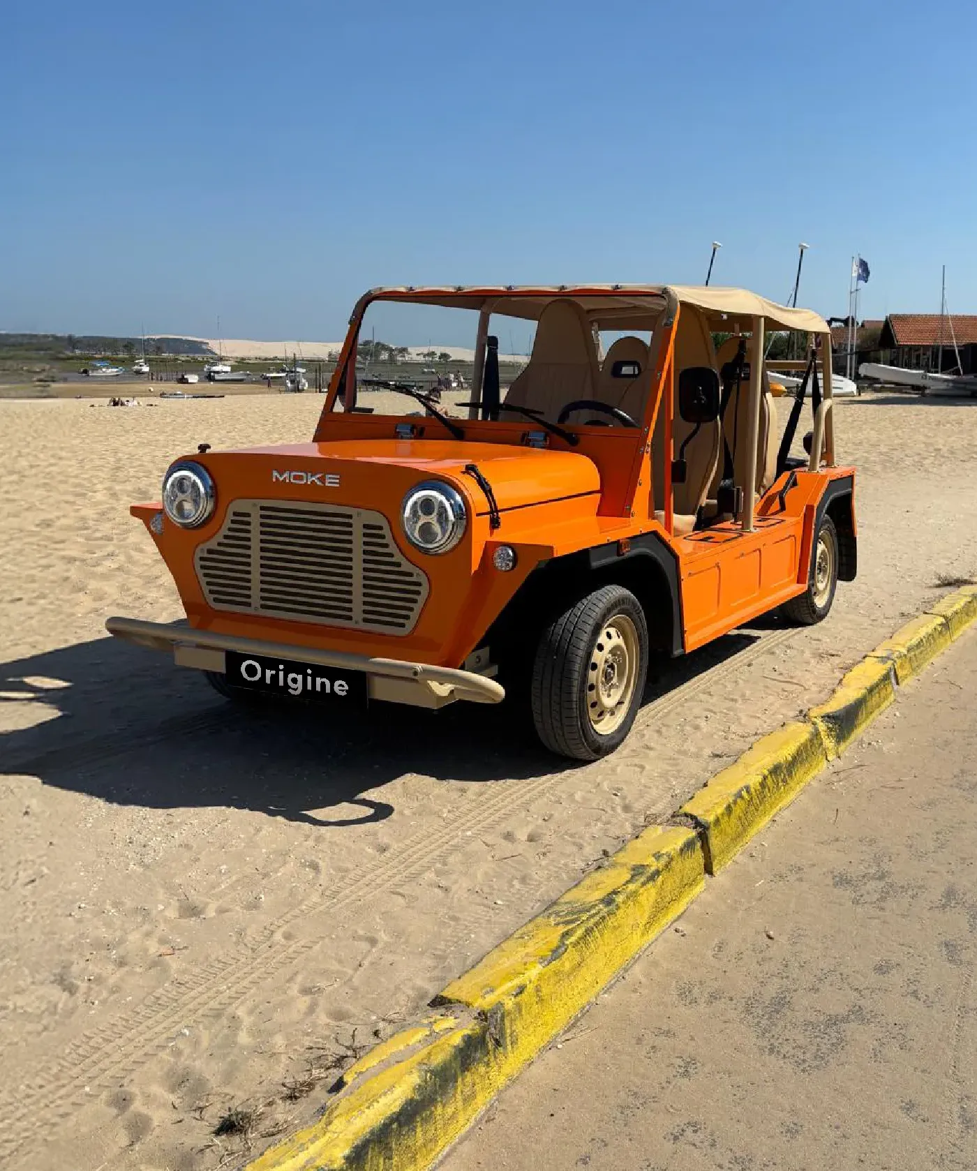Moke à louer au Cap-Ferret, sur le Bassin d'Arcachon